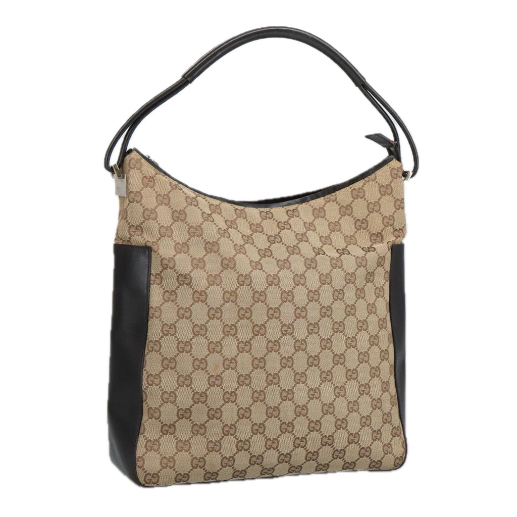 GUCCI GG Canvas Hand Bag Beige 001 3770 99311