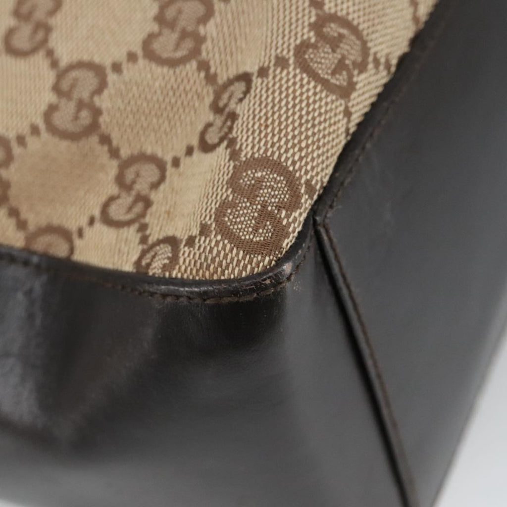 GUCCI GG Canvas Hand Bag Beige 001 3770 99311