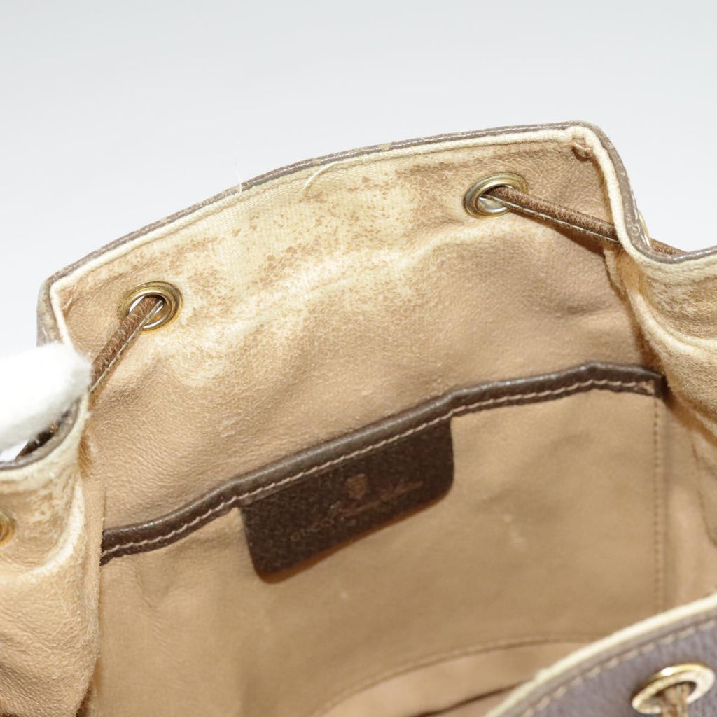 GUCCI GG Supreme Web Sherry Line Shoulder Bag PVC Beige 164 02 034 99316