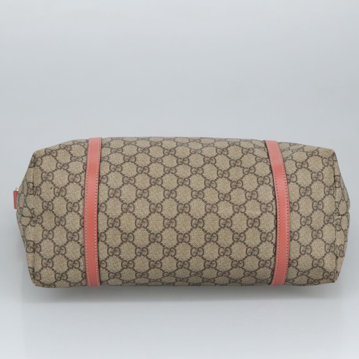 GUCCI GG Supreme Shoulder Bag PVC Beige 197953 99318