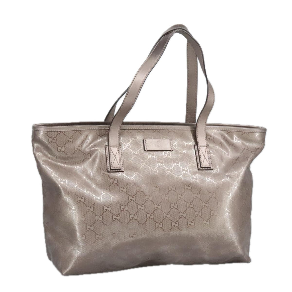 GUCCI GG Canvas Shoulder Bag Gray 327787 99346