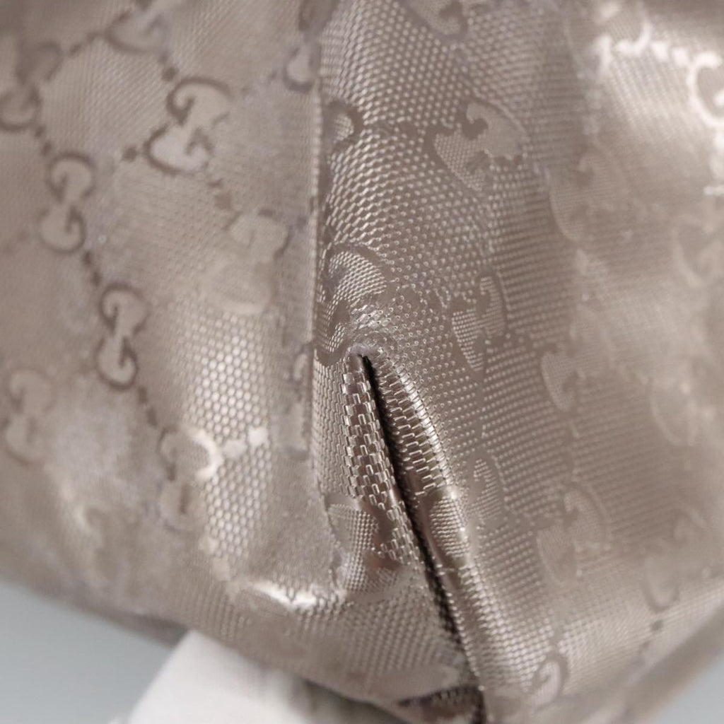 GUCCI GG Canvas Shoulder Bag Gray 327787 99346
