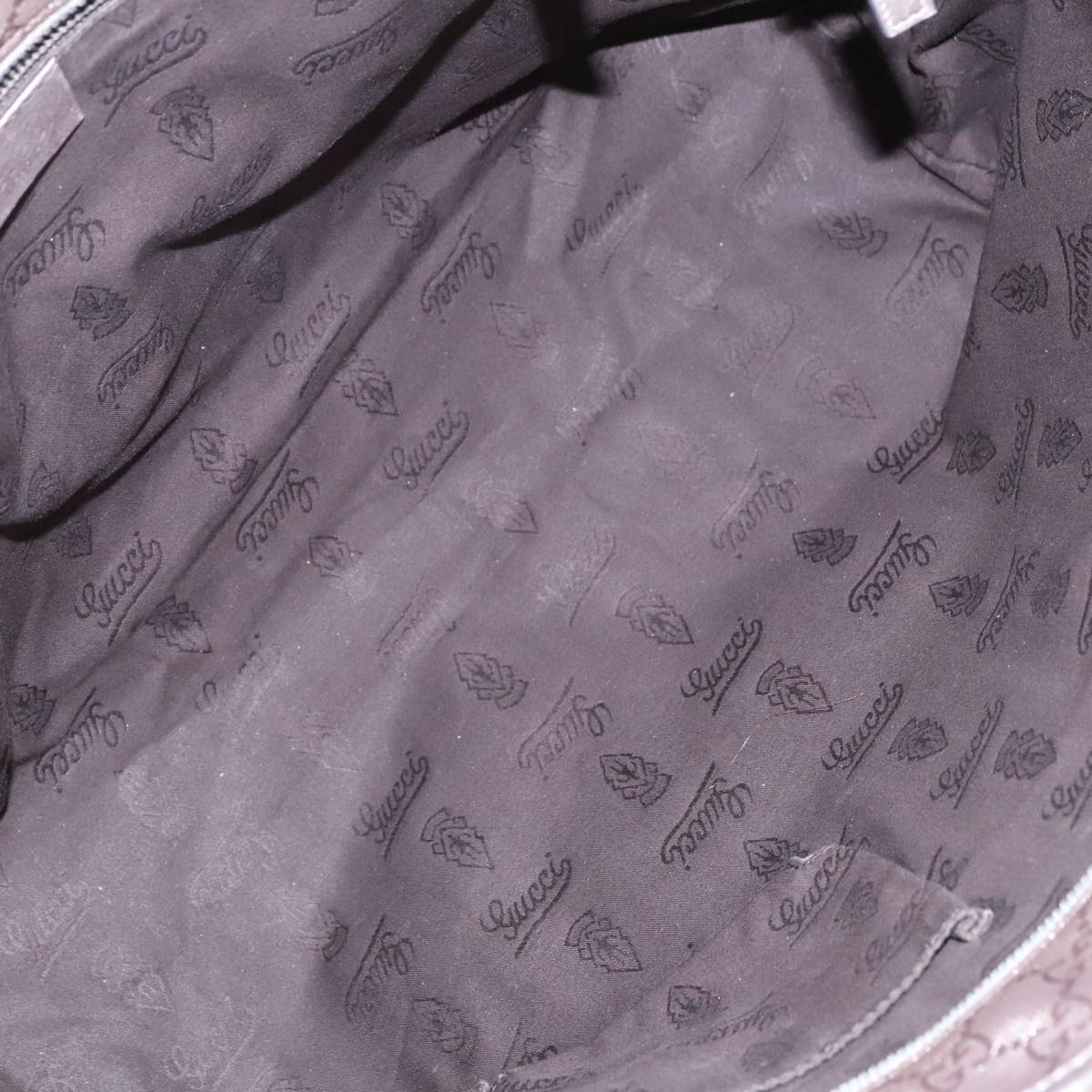 GUCCI GG Canvas Shoulder Bag Gray 327787 99346