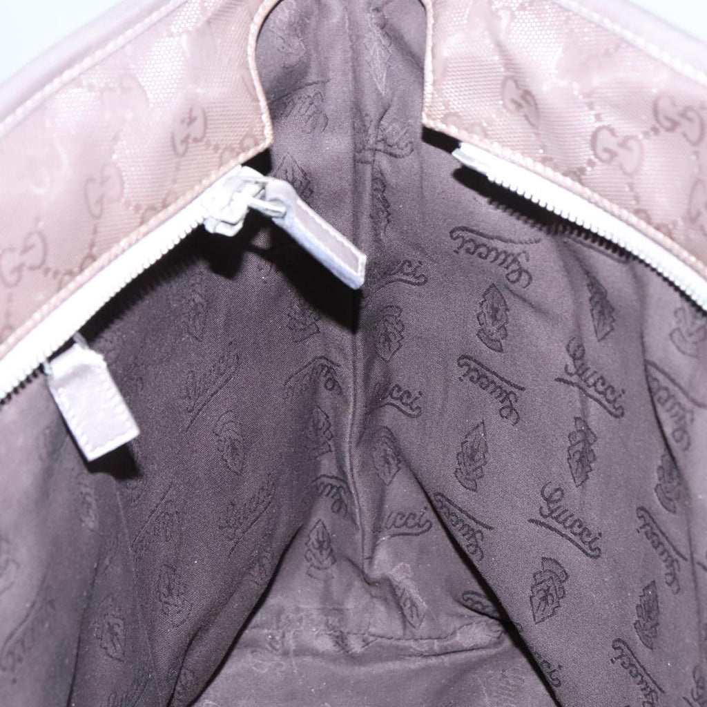 GUCCI GG Canvas Shoulder Bag Gray 327787 99346