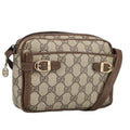 GUCCI GG Supreme Shoulder Bag PVC Beige 99351