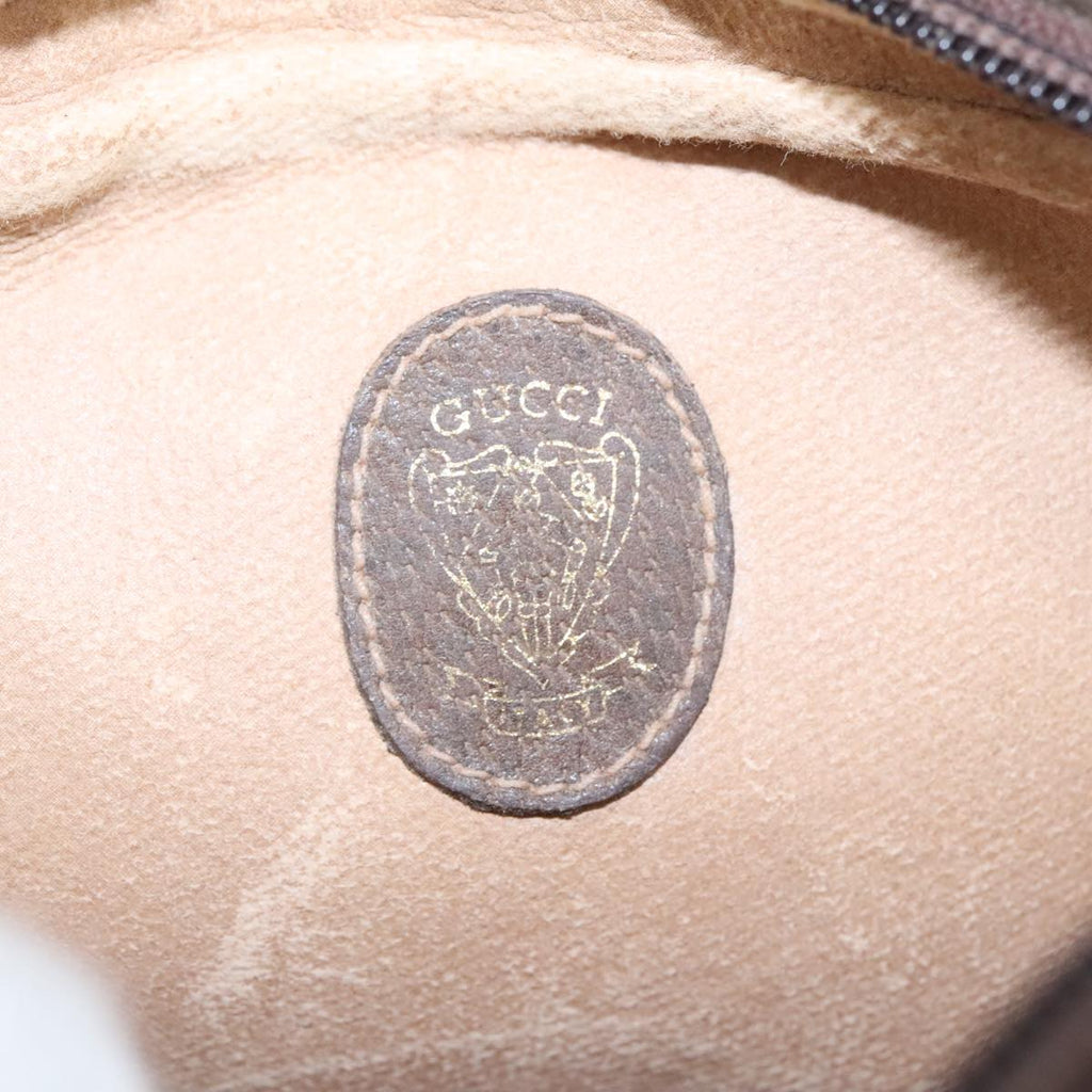 GUCCI GG Supreme Shoulder Bag PVC Beige 99351