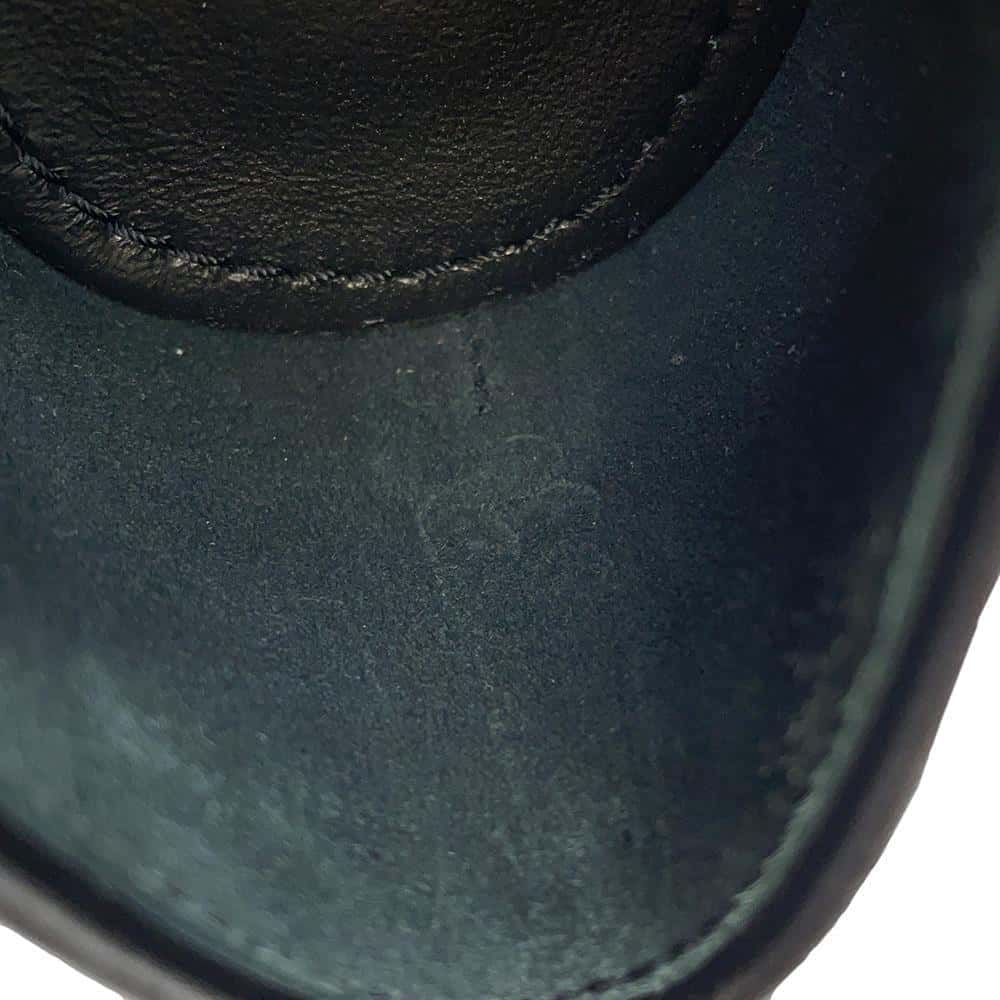CHANEL CC logo loafers BlackG35067 Leather Size 36H