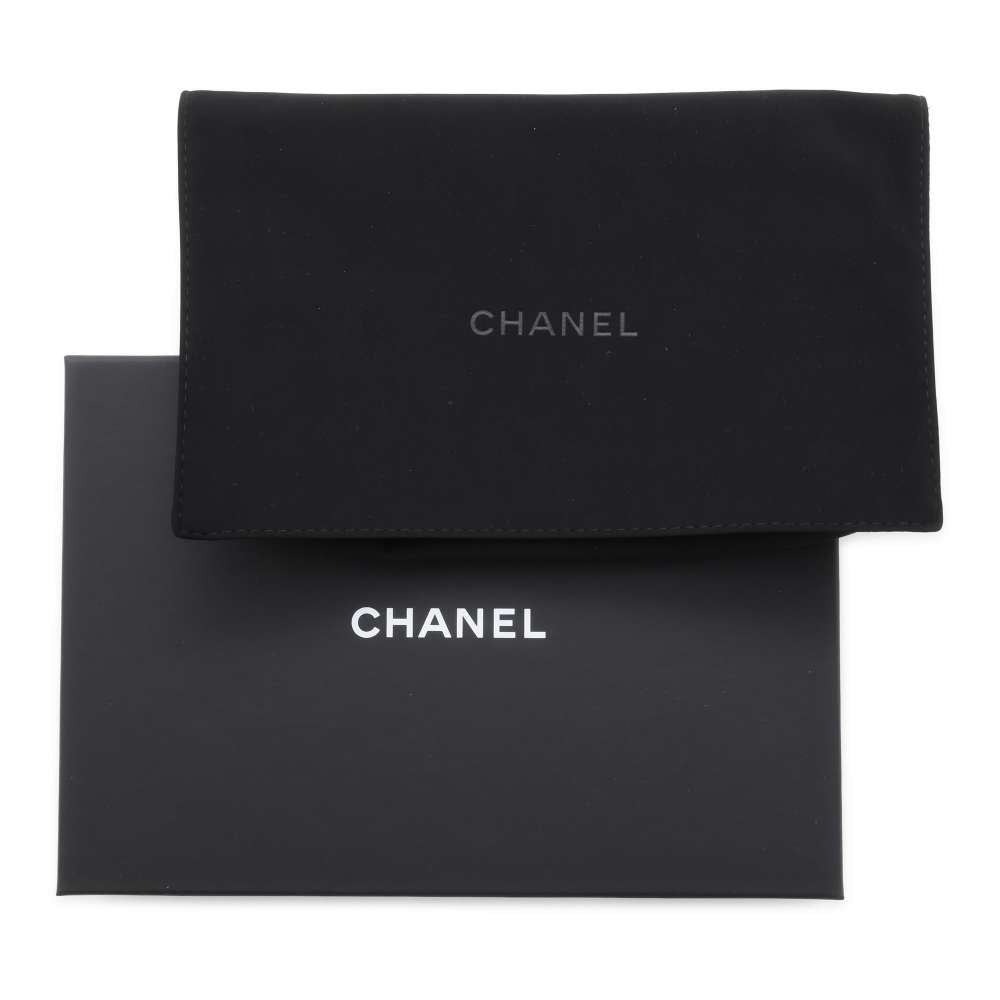 CHANEL Matelasse Classic Chain Wallet Icon BlackAP0250 Lambskin