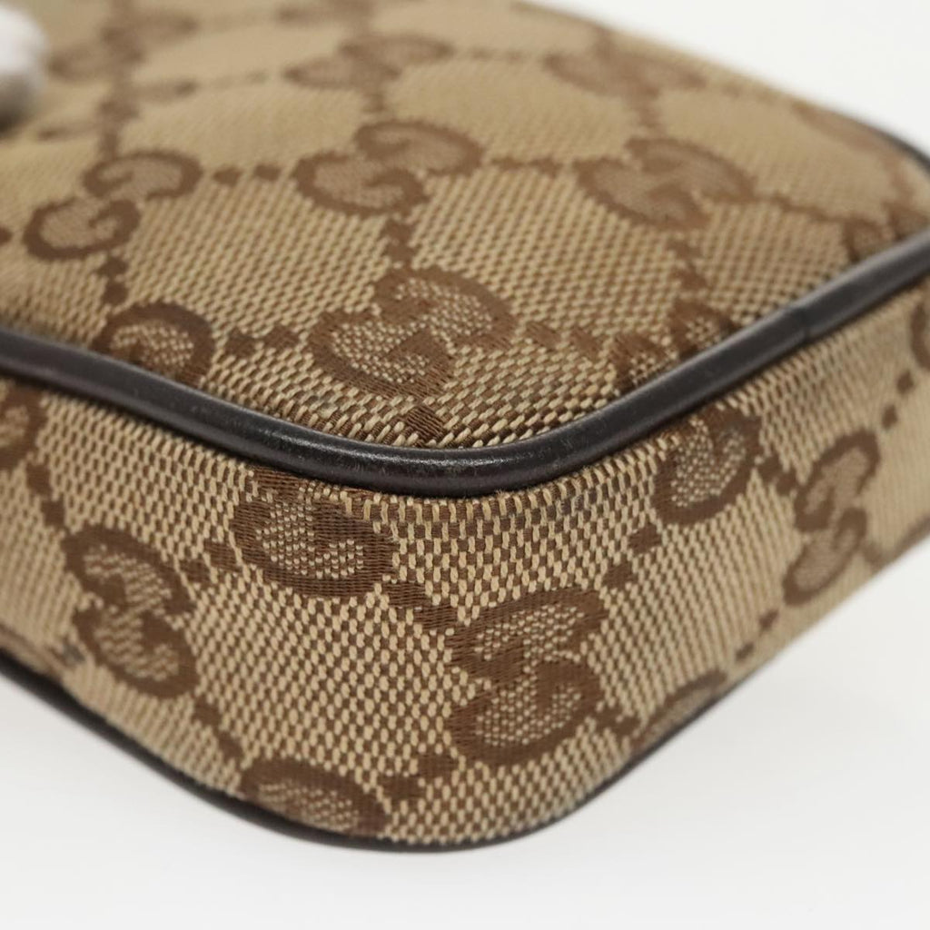 GUCCI GG Canvas Pouch Beige 115249 99414