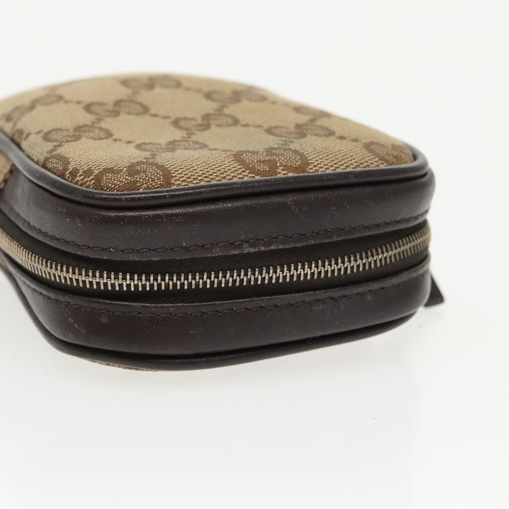GUCCI GG Canvas Pouch Beige 115249 99414
