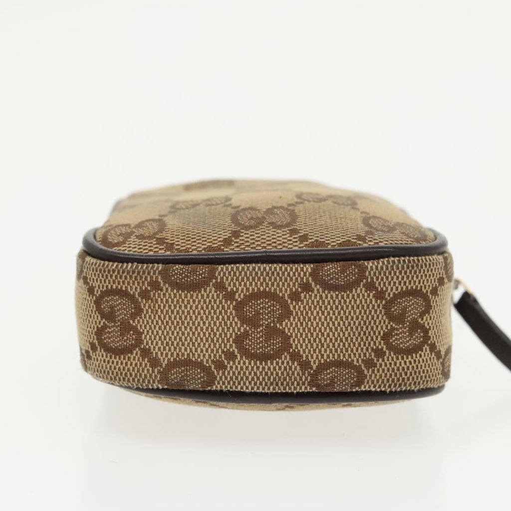 GUCCI GG Canvas Pouch Beige 115249 99414