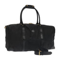 FENDI Zucchino Canvas Boston Bag Coated Canvas 2way Black 99424