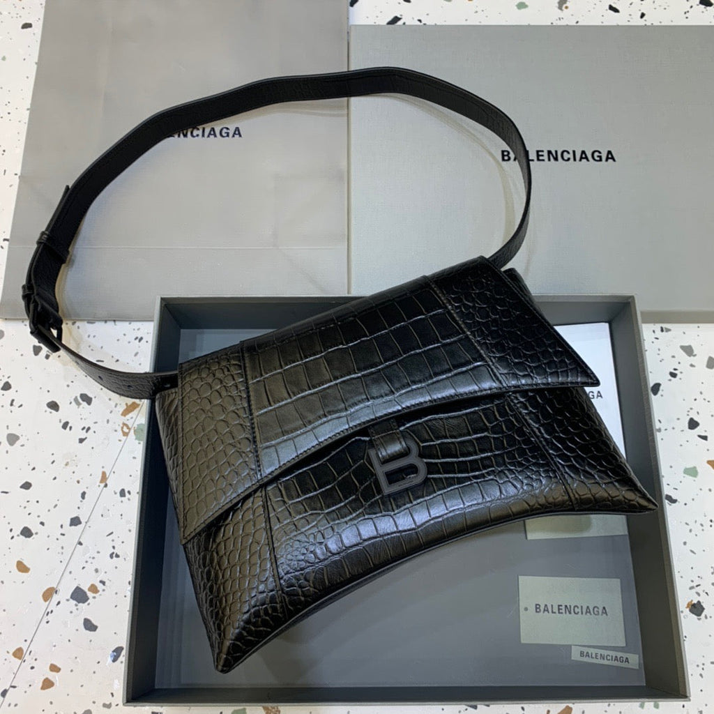 Balen Downtown MeGLAMIum Shoulder Bag In Black, For Women,  Bags 12.6in/32cm
