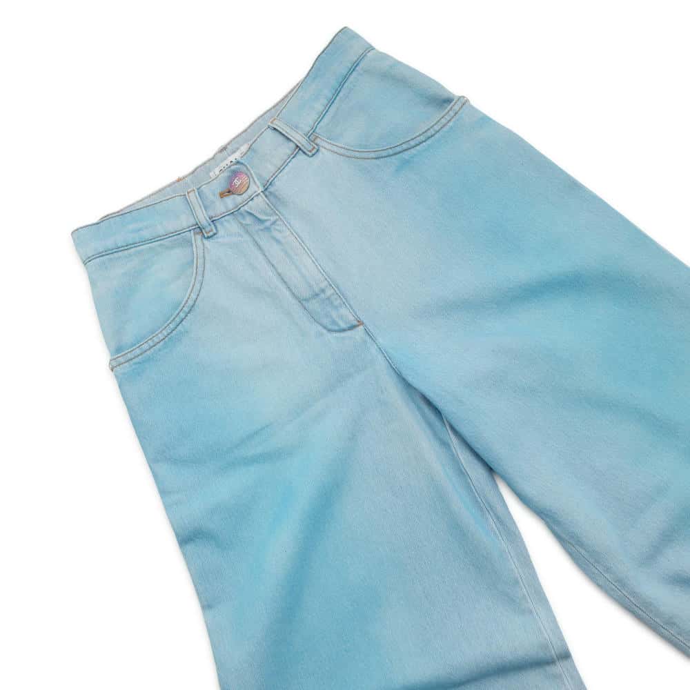 CHANEL Wide denim Size 34 BlueP76361 Cotton100%