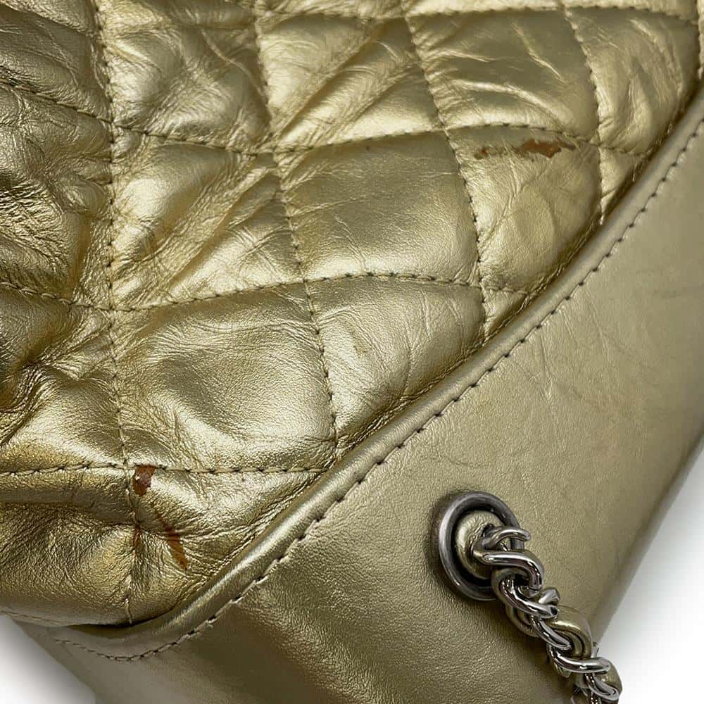 CHANEL Gabrielle de CHANEL Backpack GoldA94485 Leather Size Small
