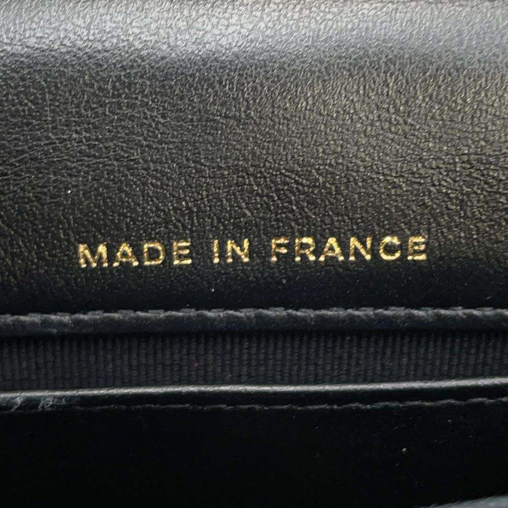 CHANEL Matelasse Chain wallet BlackAP2271 Lambskin