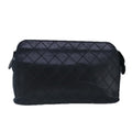 CHANEL Clutch Bag Lamb Skin Black CC 99480