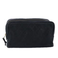 CHANEL Clutch Bag Lamb Skin Black CC 99481