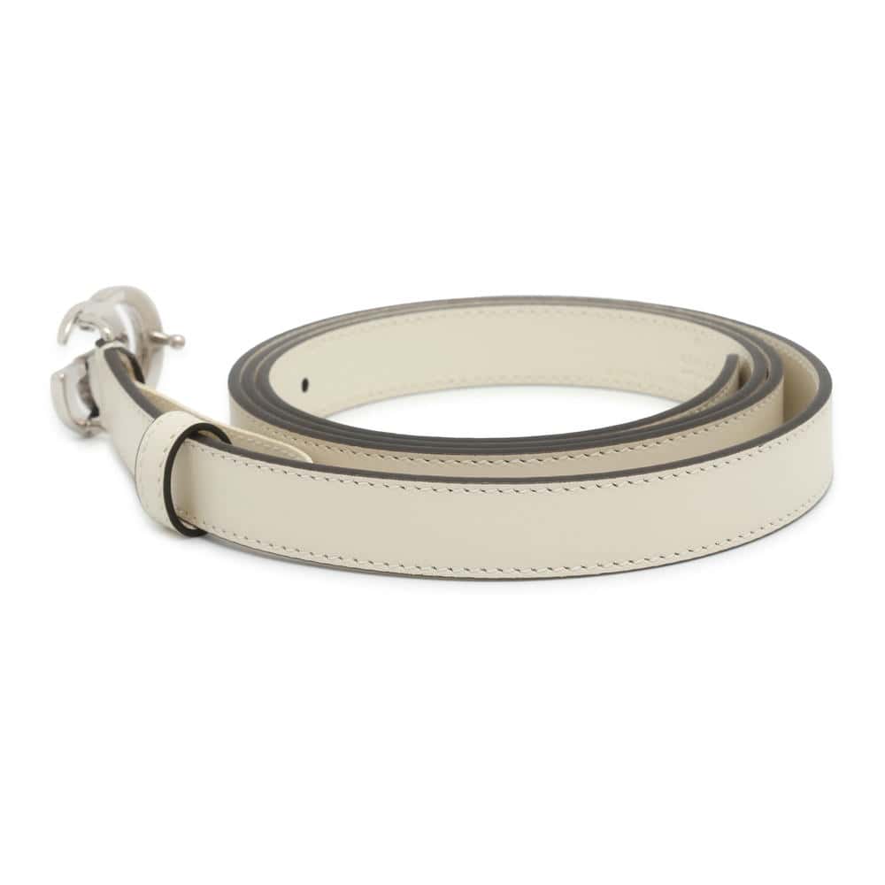 GUCCI GG Marmont Belt Size 120 White 409417 Leather