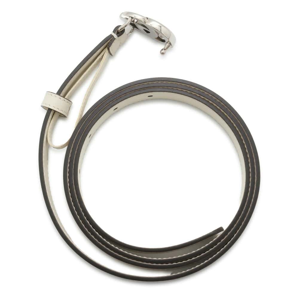 GUCCI GG Marmont Belt Size 120 White 409417 Leather