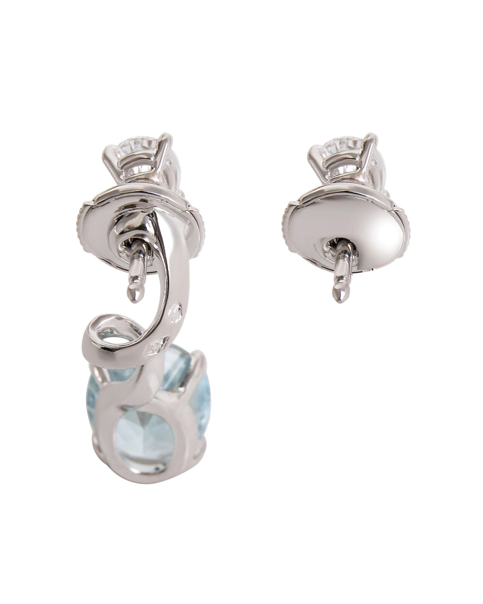 Dior Moyenne Joaillerie Diorama Diamond drop Earrings in 18k White Gold 0.8 CTW