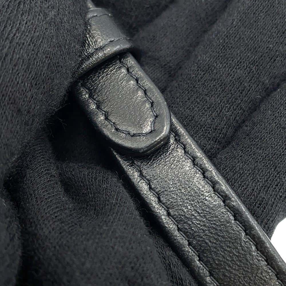 CHANEL Matelasse Belt ChainPouch Black Lambskin