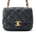 CHANEL Flap Bag BlackAS3205 Lambskin Size Mini