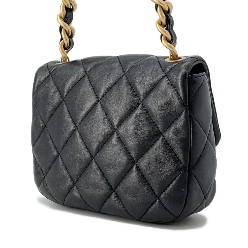 CHANEL Flap Bag BlackAS3205 Lambskin Size Mini
