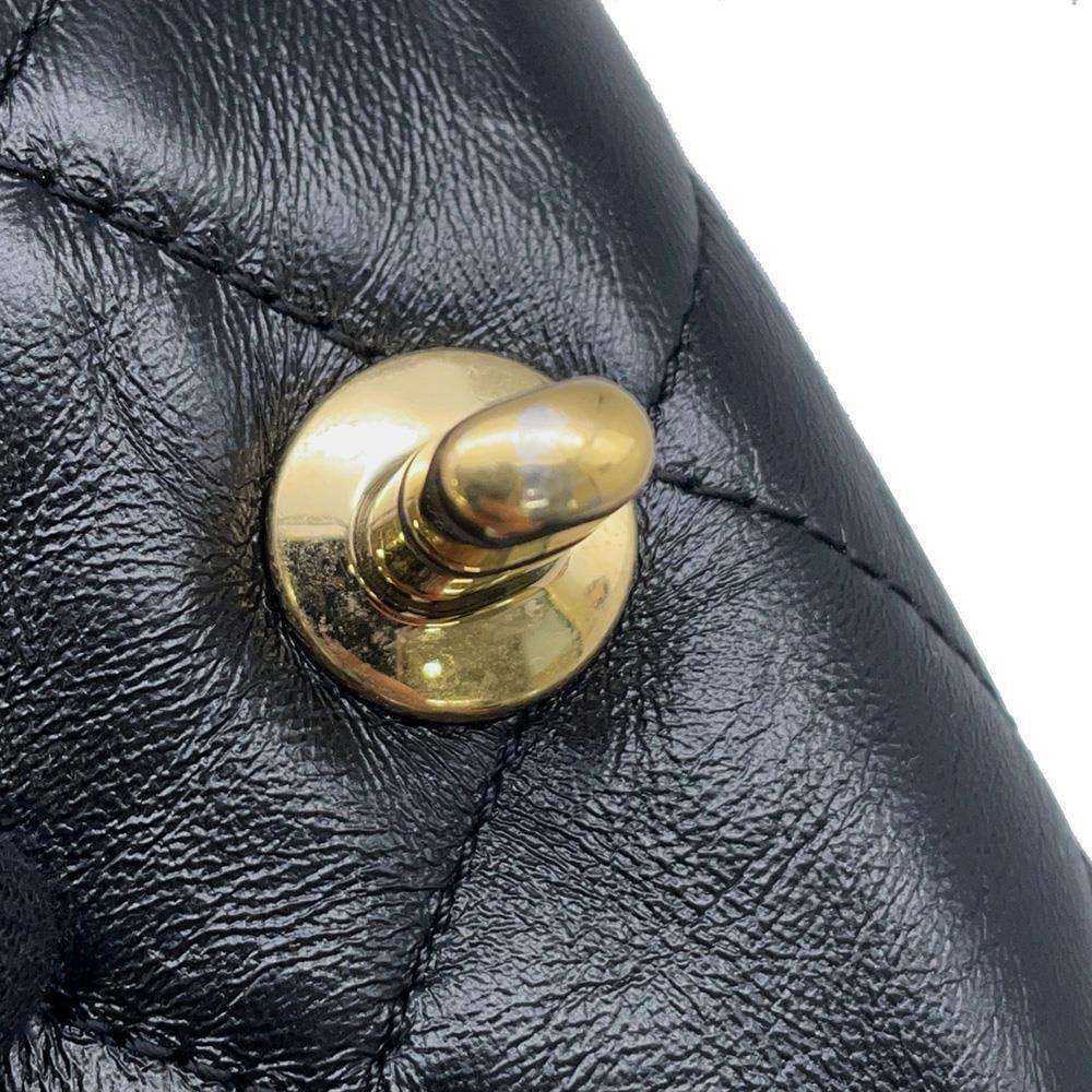 CHANEL Matelasse ChainShoulder Bag BlackAS3365 Lambskin