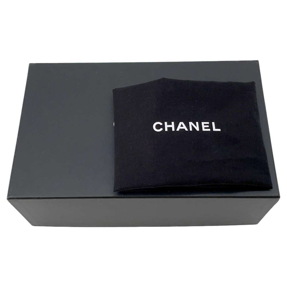CHANEL Matelasse 2wayShoulder Vanity with Pearl Handle Black Lambskin
