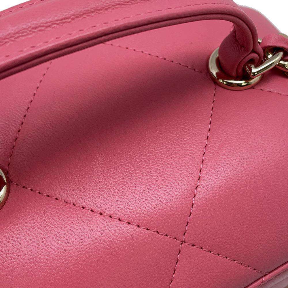 CHANEL Matelasse Vendome Vanity Pink Lambskin Size Small