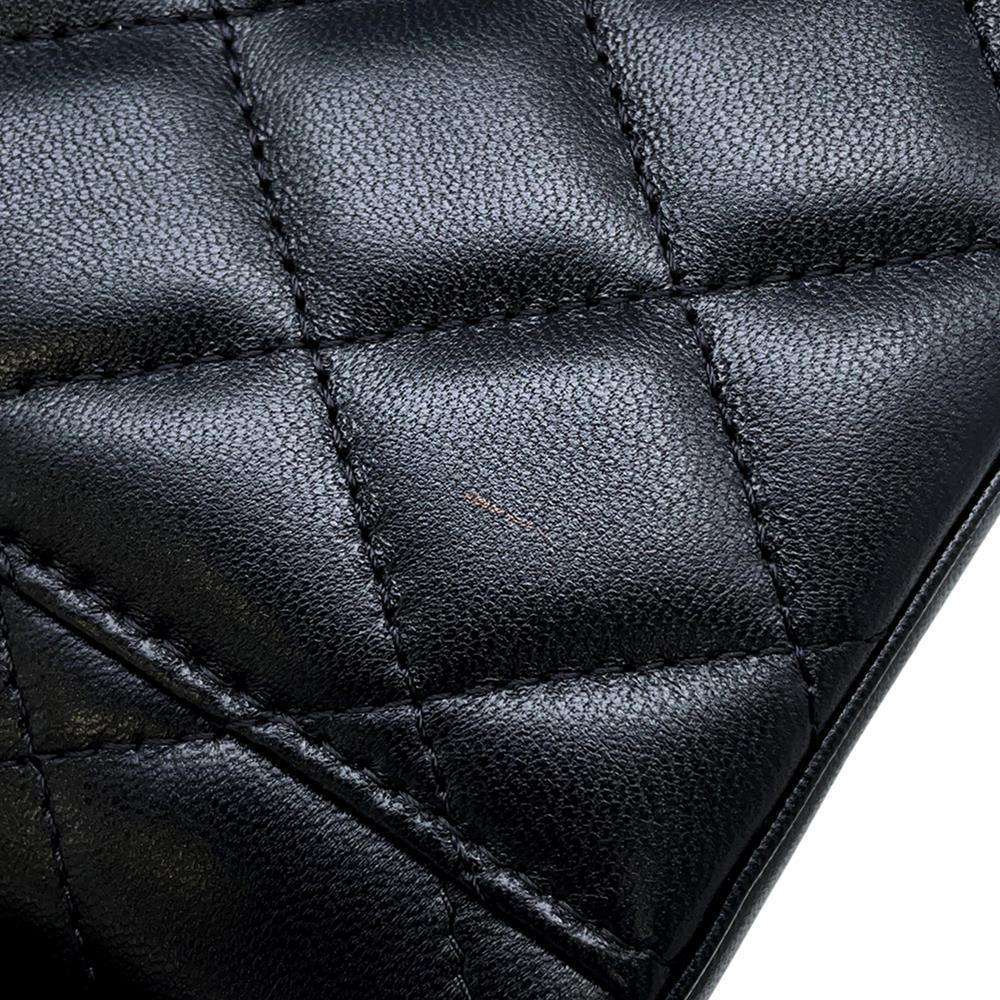CHANEL Matelasse 2WAY Vanity Case BlackAP2199 Lambskin