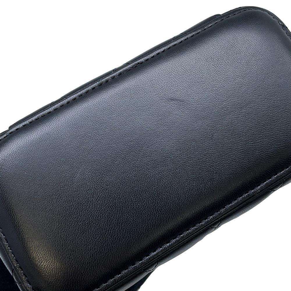 CHANEL Matelasse 2WAY Vanity Case BlackAP2199 Lambskin