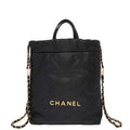 CHANEL CHANEL22 Backpack BlackAS3859 Caviar Leather