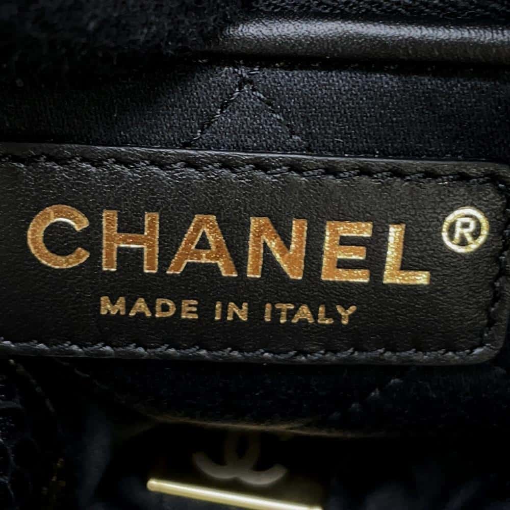 CHANEL CHANEL22 Backpack BlackAS3859 Caviar Leather