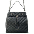 CHANEL CC Bucket 2wayBag Black Caviar Leather