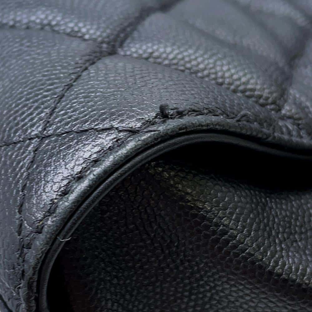 CHANEL CC Bucket 2wayBag Black Caviar Leather