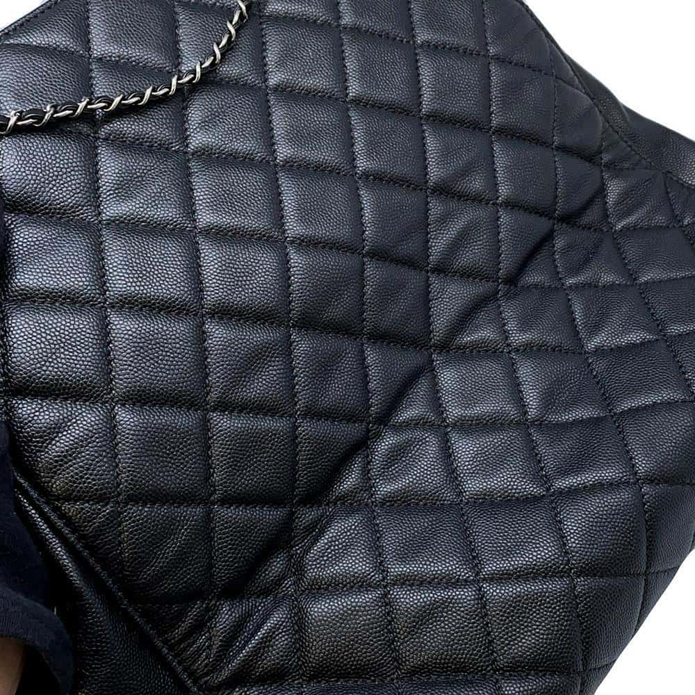 CHANEL CC Bucket 2wayBag Black Caviar Leather