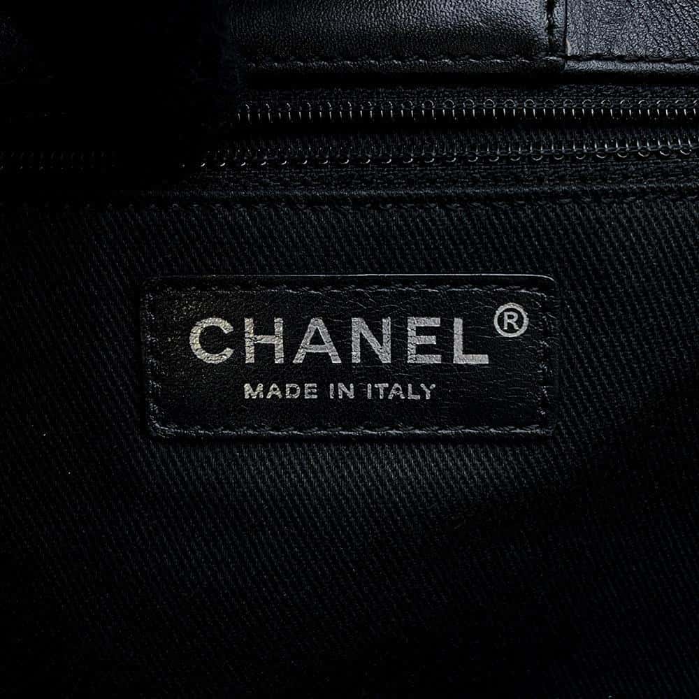 CHANEL CC Bucket 2wayBag Black Caviar Leather