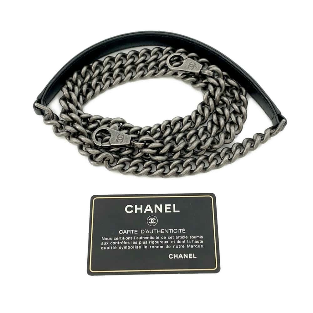 CHANEL CC Bucket 2wayBag Black Caviar Leather