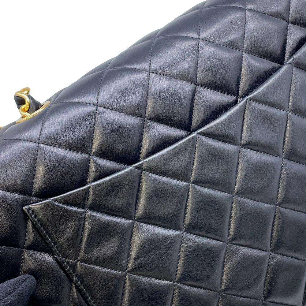 CHANEL Jumbo Matelasse ChainShoulder BlackA01094 Lambskin Size 34