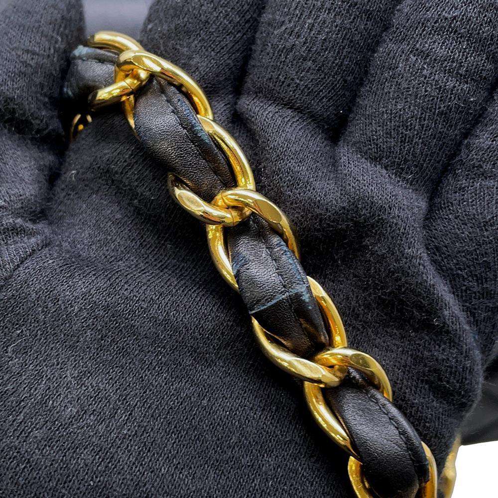 CHANEL Jumbo Matelasse ChainShoulder BlackA01094 Lambskin Size 34
