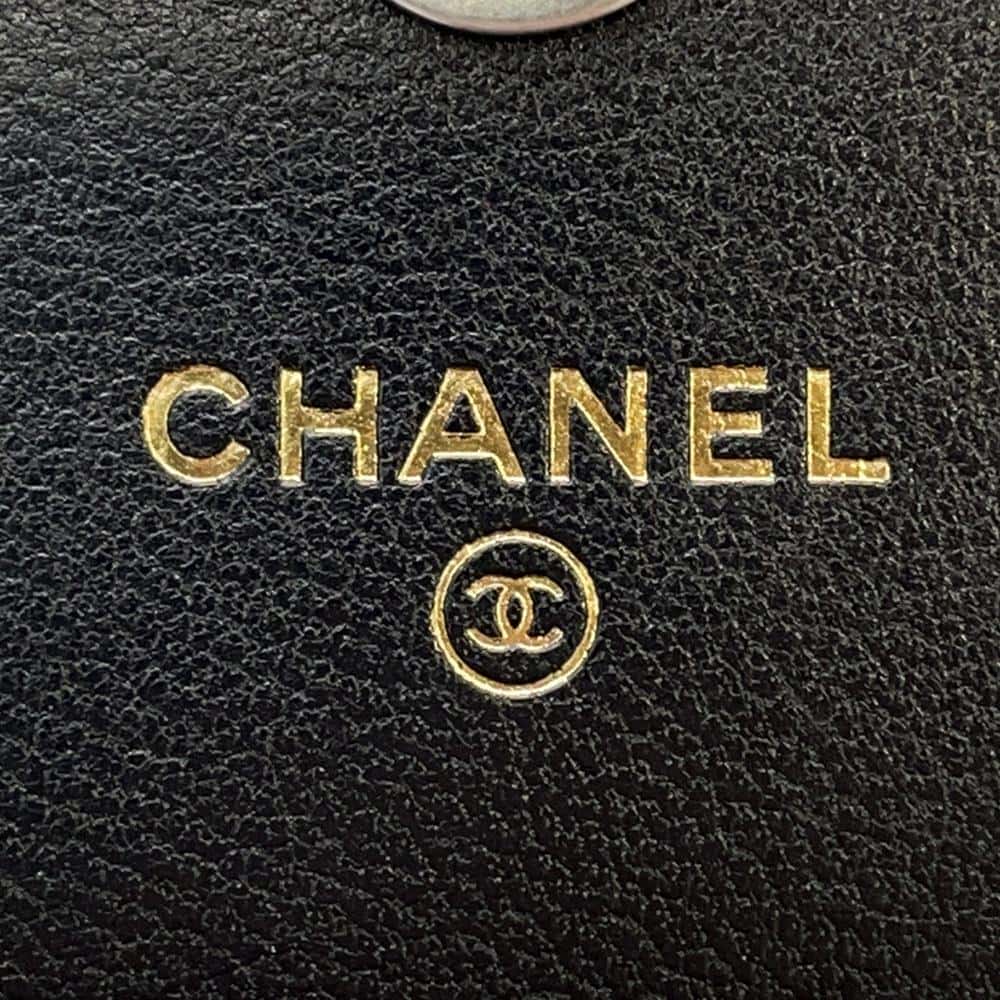 CHANEL CHANEL19 Phone Case ChainShoulder BlackAP1773 Lambskin