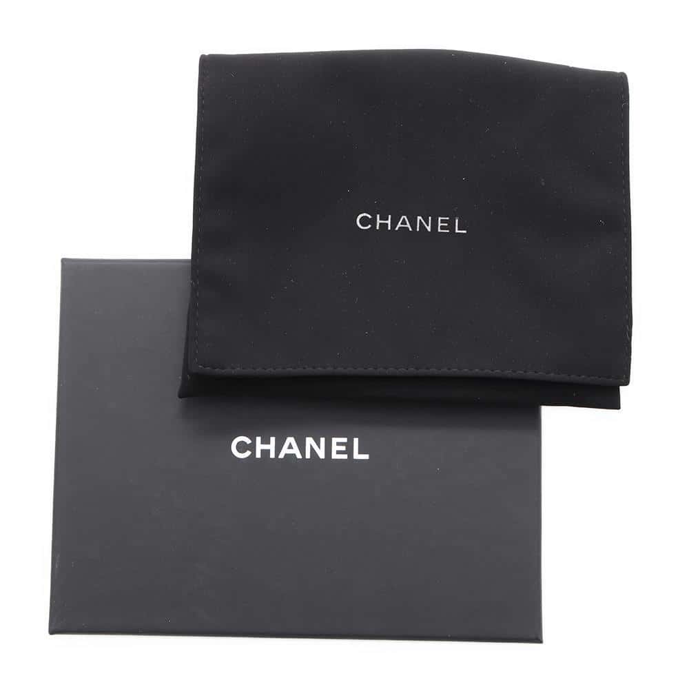 CHANEL Matelasse Bifold Wallet Compact Wallet Pink/GreenAP3185 Caviar Leather