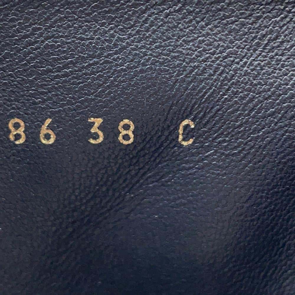 CHANEL CC Logo Boots BlackG38086 Nylon Leather Size 38C