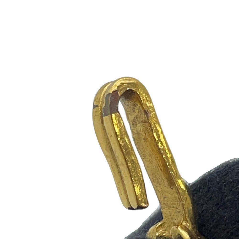 CHANEL CC Logo Necklace Gold Metal