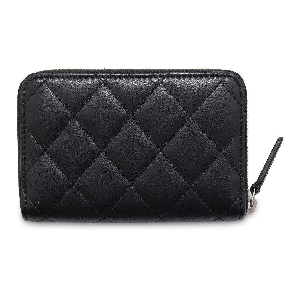 CHANEL CC Logo Star Coin Purse BlackAP3728 Lambskin