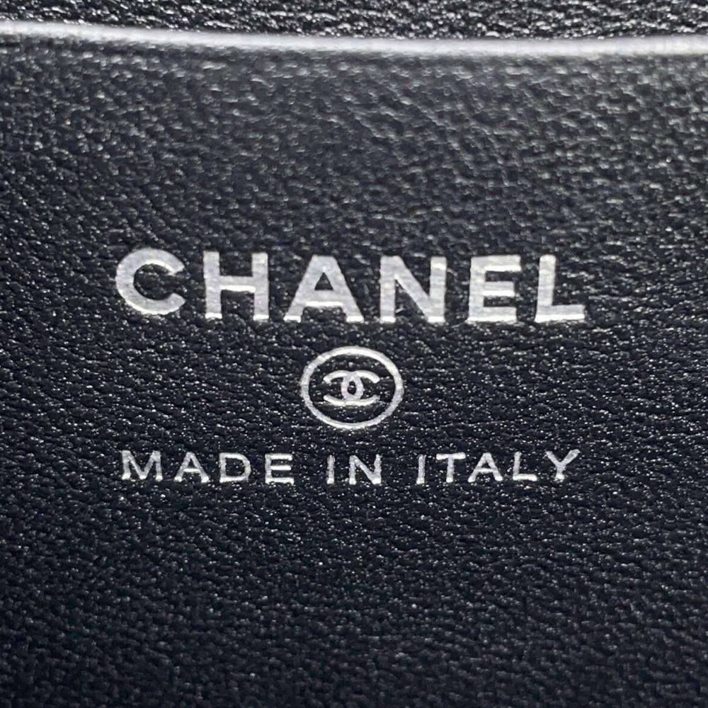 CHANEL CC Logo Star Coin Purse BlackAP3728 Lambskin