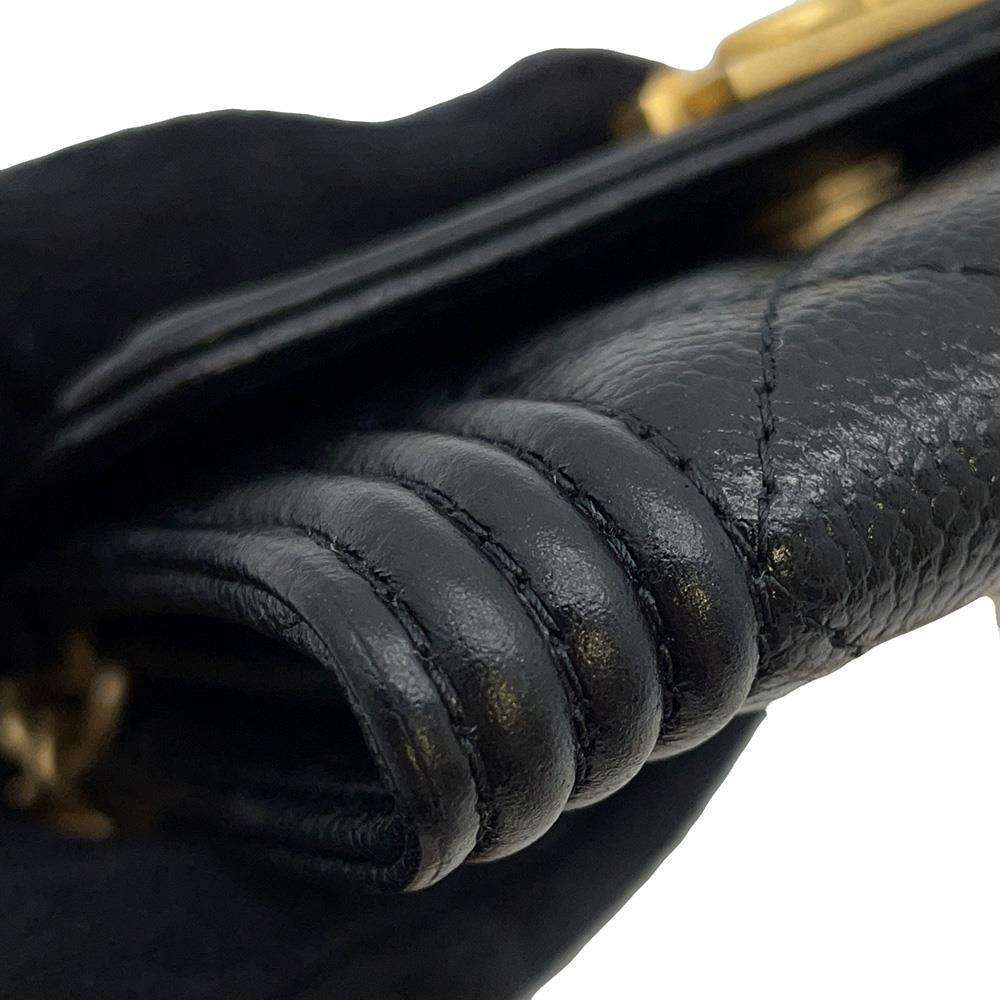 CHANEL Boy Chanel Chain Wallet BlackAP2206 Caviar Leather