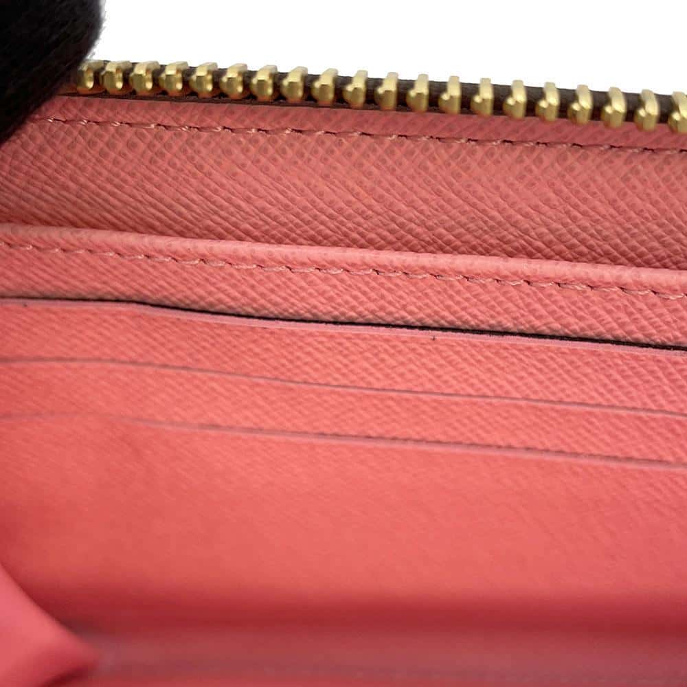 LOUIS VUITTON Zippy Wallet Poppy M41908 Monogram/Jungle・Dot